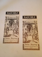 2 Natchez Pilgrimage 1953 Pamphlets Mississippi Feb28th Thru Mar29th 1953 picture
