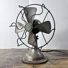 Vintage Antique Fitzgerald Star Rite Fan 8” Blade - Collectible - Works picture
