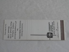 S398 Vintage Matchbook Cover CA California Community Savings Newark picture