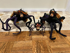 Katherine’s Collection Set of 3 spiders Wayne Kleski Rare picture