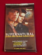 Supernatural Season Three Trading Cards 2008 Sealed Hobby Card Pack picture