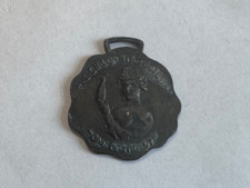WF-016 Vintage 1920s HEINZ 57 FOODS WATCH FOB THE GIRL IN THE WHITE CAP picture