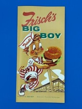 1959 Original Frisch's Big Boy Menu NM-MT, New Unused NOS picture