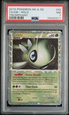 2010 POKEMON TRIUMPHANT CELEBI PRIME #92 ULTRA RARE PSA 7 NM picture
