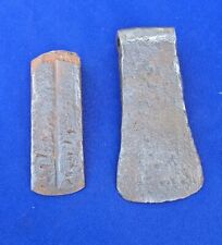 Antique Vintage Steel Tree Felling/Bucking Logging Wedges Lot Of 2 Small Loggers picture