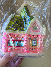 Christopher Radko 1997 Nibble Nibble House Glass, Numbered, Never Opened picture