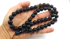 Natural Baltic Amber prayer beads pressed Amber Tasbih Misbaha 45 beads picture