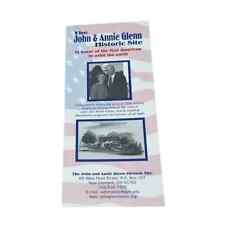 The John and Annie Glenn Historic Site Vintage Travel Brochure Concord Ohio picture