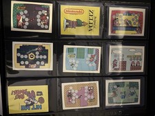 Nintendo Game Pack Complete 99 Card Set Topps 1989 Super Mario / Zelda / DD picture