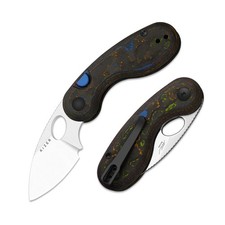 Kizer Microbe EDC Mini Folding Pocket Knife M390 Blade Camo Carbon 80's Handle picture
