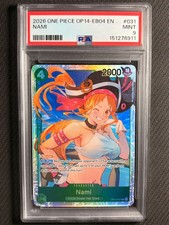Nami OP14-031 The Azure Sea's Seven Foil PSA 9 picture