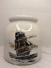 Robert James Pailthorpe Pottery Delano Studios Yankee Whale Fishery Full And Bye picture