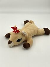 Rudolph Red Nose Reindeer  11” Laying Clarice Plush - Pillow Stuffed Animal picture