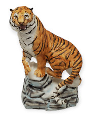 Franklin Mint - Great Cats of the World NWF - Siberian Tiger Figurine 1989 picture