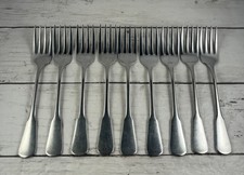 Oneida USA Colonial Boston Minute Man Flatware Salad Fork Set Of 9 picture