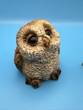 Vintage Stone Critters OWL BABY Rare SBC-015 Figurine Retired Sculpture Beauty picture