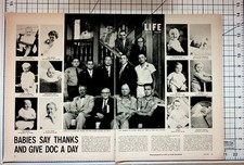 1955 LIFE Magazine Article Dr. Fred Fiedler New London WI Babies Day picture