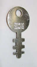 Rare Old 1950's Nelsen Hardware Company Vintage Padlock Cabinet 1.5