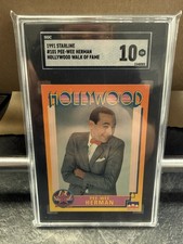 1991 Starline Walk of Fame #101 Pee Wee Herman SGC 10  card Paul Reubens picture
