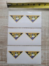 6 PIECE LOT  - NJ STATE POLICE SUPPORTER - Outside Placement UV Vinyl picture