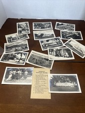 Vintage 1940s Hawaii Souvenir Snapshot Photo Set 1 Hula Girls Honolulu 14 Photos picture