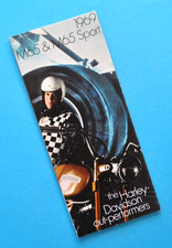 Original Vintage 1969 Harley Davidson M65 & M65 Sport Motorcycle Brochure picture