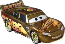 Disney Cars Golden Die-Cast Lightning McQueen 1:55Scale Movie Character for Raci picture