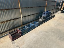 Fourteen Various Vintage Plastic Milk Crates 🥛 18