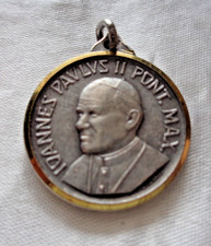 Vintage Pope John Paul II Religious Medal/Reverse Side Holy Year Jubilee 1983/84 picture