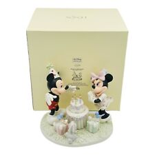 LENOX MICKEY'S BIRTHDAY CELEBRATION Disney sculpture Minnie NEW in BOX with COA picture