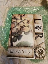 Sid Dickens Memory Block/Wall Tile/Retired/L&R Hydrangea Flower Rare T-85 picture