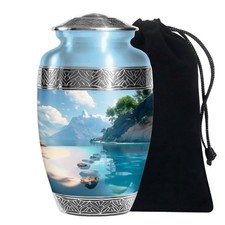 Beach Calm Memorial Urns for Human Ashes Adult Female (10 Inch) picture