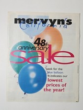1997 Mervyn's California 48th Anniversary Sale Circular 36 Pages Vintage Levis picture