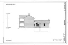Photo:Muncie Kansas Moses Grinter House 1900s East Elevation HABS Drawing picture