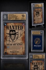 Portgas.D.Ace (SP) OP13 *ERROR* Wanted Poster One Piece English BGS 10 PRISTINE picture
