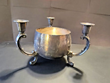 VINTAGE SILVERPLATE  CANDLE HOLDER CENTERPIECE picture