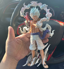 25cm One Piece Gear 5 Luffy Figure Sun God Nika PVC Statue Toy Collectible picture