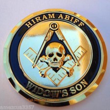 Master Mason Hiram Abiff Commemorative Thick coin 1.75