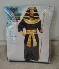 Halloween Costume Egyptian Pharaoh Fits Up To Chest Size 42-New picture