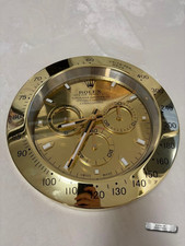 Rare New Rolex Daytona Gold Gold Dial Desk Clock Not For Sale picture