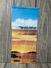 Vintage East African Airlines Vintage Travel Brochure picture