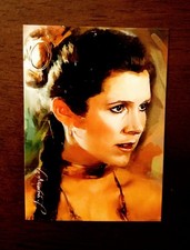 2021 Princess Leia Sketch Card Vela Signed #6/50 picture