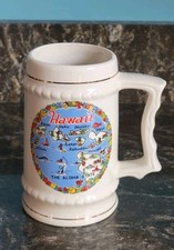 Vintage Hawaii Novco Imports Souvenirs Honolulu Mug Stein - 1970s picture