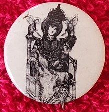 VINTAGE EARLY MAGIC WIZARD ? CELLULOID PIN FRANK DE CARO NY. PINBACK BUTTON picture
