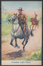 1910s Canada/UK ~ Canadian Light Horse ~ Sons of the Empire ~ Artist T. Gilson picture