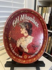 Old Milwaukee Beer Collectible Serving Tray Breweriana Jos. Schlitz Brewing Co. picture