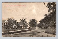 West Barnstable MA-Massachusetts, Street Scene, Vintage c1912 Postcard picture