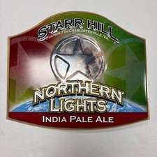 Starr Hill Brewery Northern Lights IPA Tin Tacker Sign Charlottesville VA Beer picture