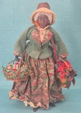 Rare Vintage Signed Paper Mache Christmas Figure 16