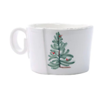 Vietri Lastra Holiday Jumbo Coffee Cup LAH-2611 *BRAND NEW* picture